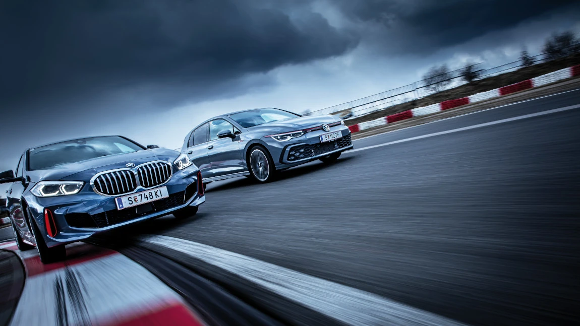VW Golf GTI vs. BMW 128ti: Herrschaftszeiten!