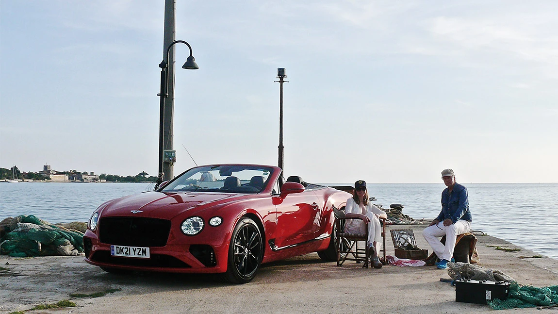 Seestück mit Bentley