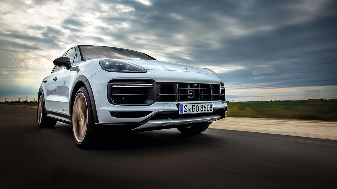Porsche Cayenne Turbo GT: Huit Knatteradoms, ein Donnerkeil
