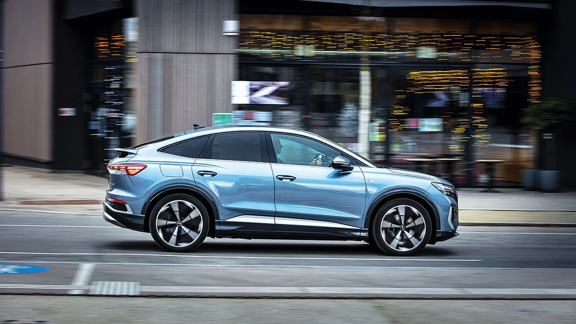 Audi Q4 Sportback 50 e-tron quattro: Vorne kurz, hinten lang