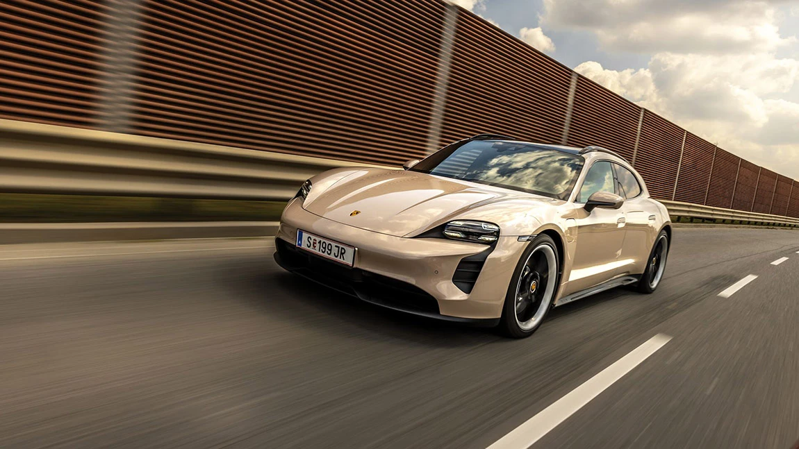 Porsche Taycan GTS Sport Turismo: Rentnerbeige ist nur ein Wort