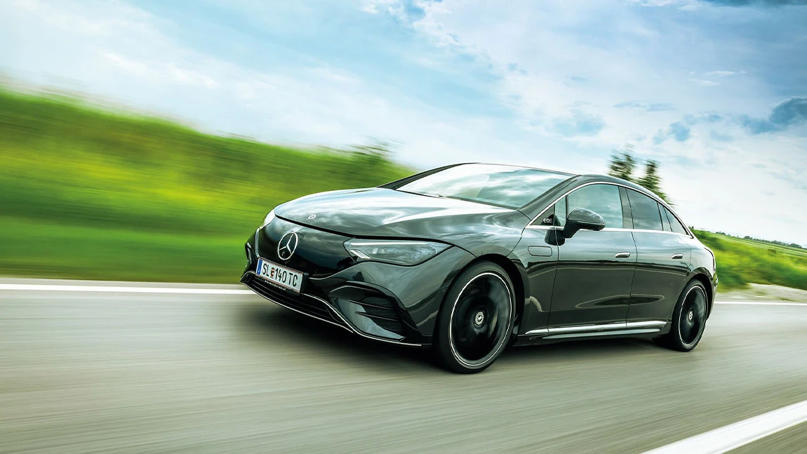 Mercedes EQE 350+: Besser reich und weit als arm und selig