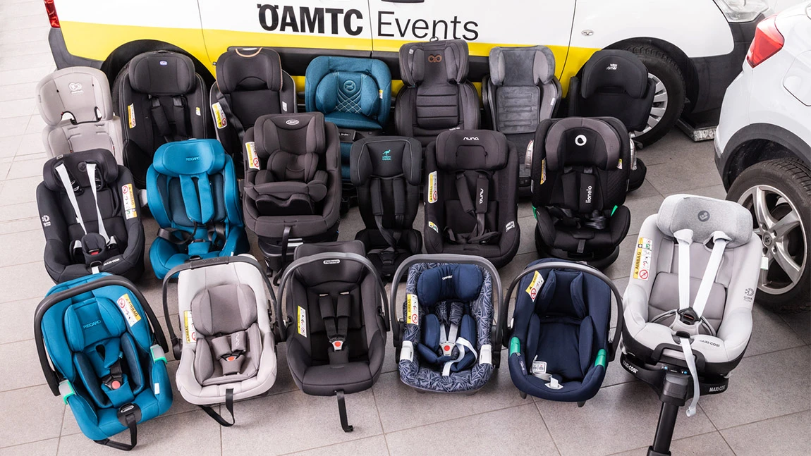 Kindersitz-Test 2024 (Frühjahr): ÖAMTC warnt vor Sicherheitsmängeln