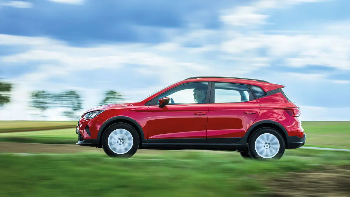 © Andreas Riedmann Seat Arona 1.0 TSI Austria Edition: Spare froh