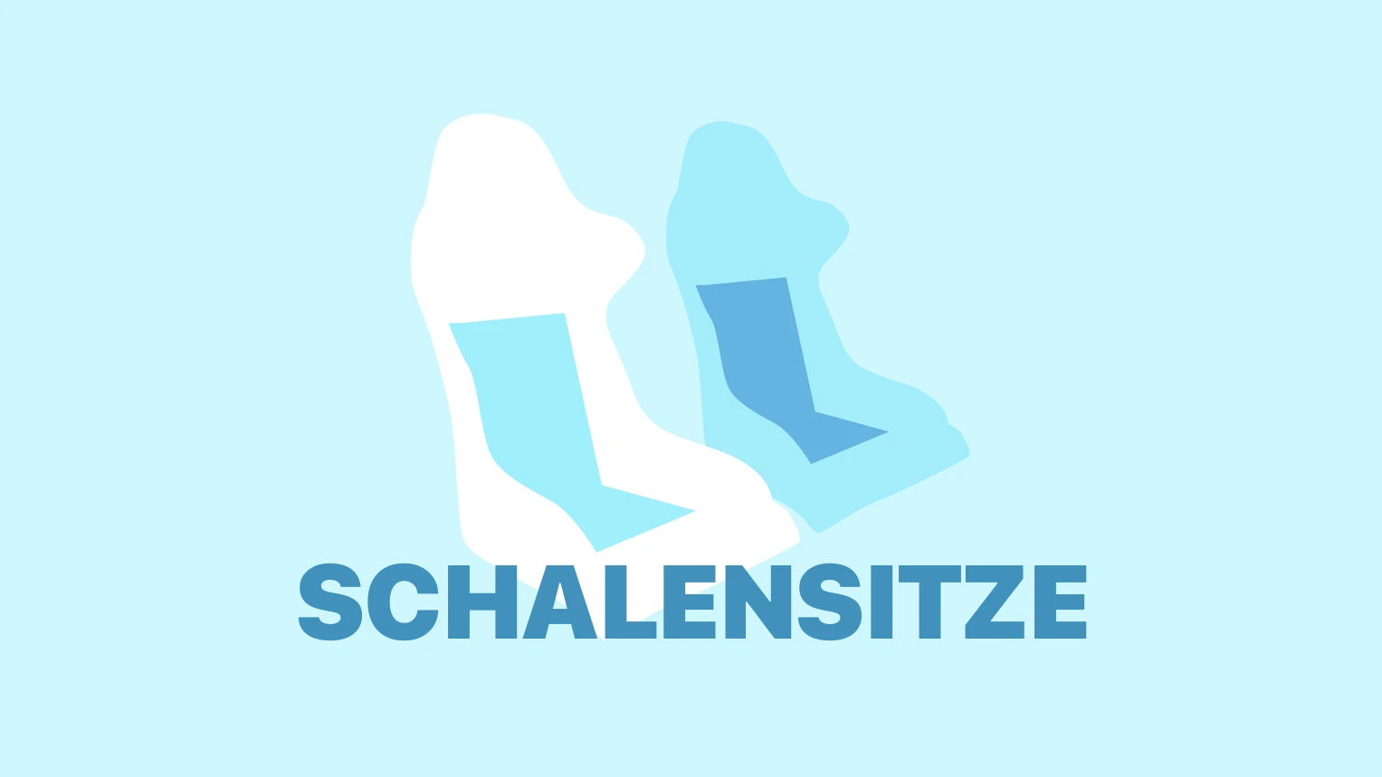 Grafische Darstellung von Schalensitzen.