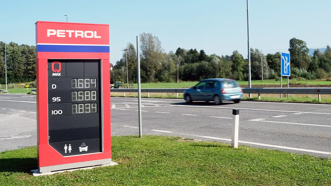 Aktuelle Spritpreise in Slowenien