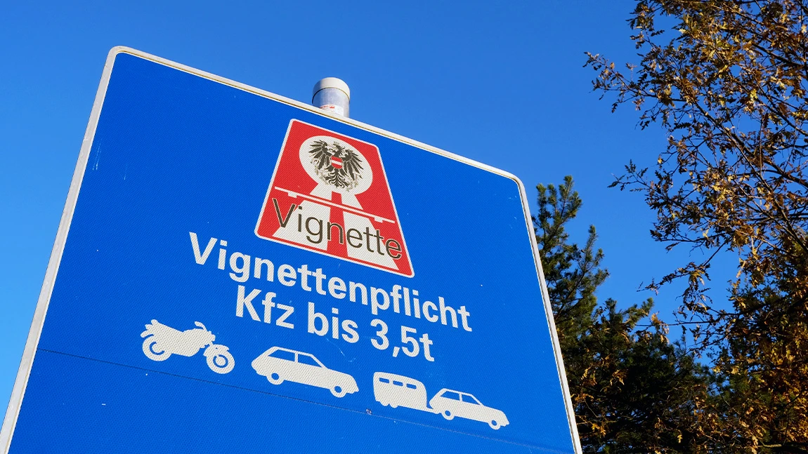 Vignette in Österreich
