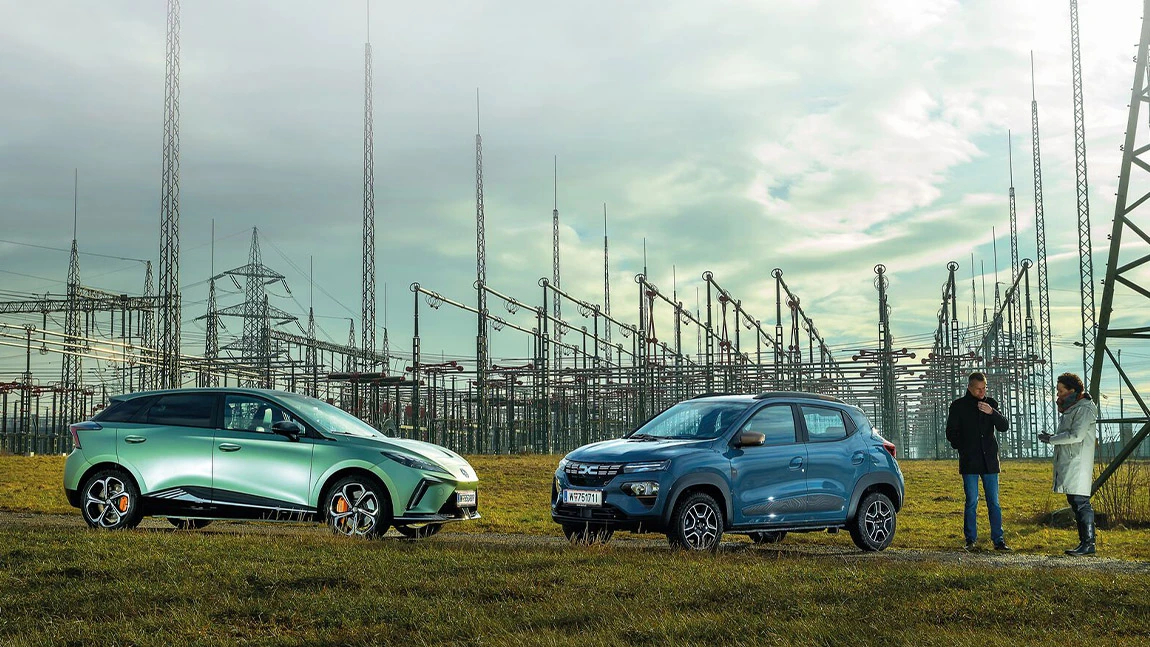 Zwei Extreme: Dacia Spring Extreme und MG4 XPower