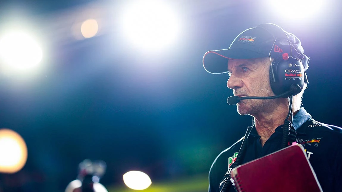 Adrian Newey beim GP Singapore 2023.