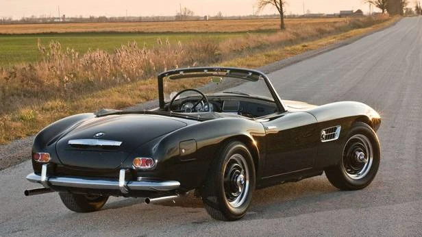 Der BMW 507 von hinten