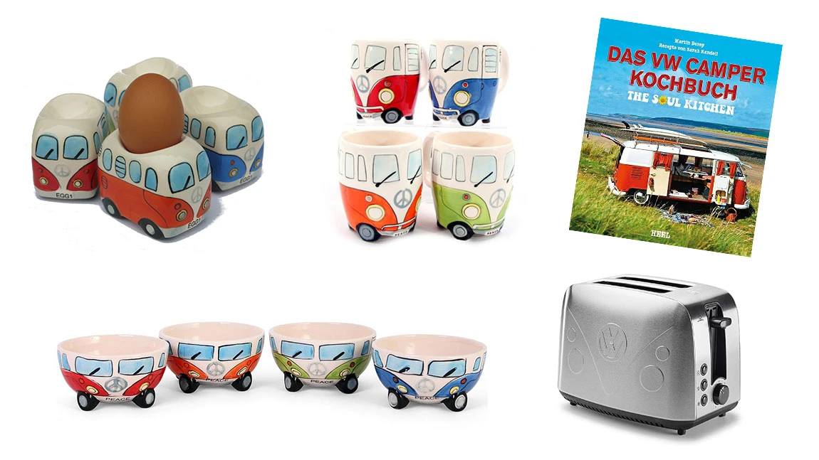 VW Bulli Fanartikel für das ideale Frühstück