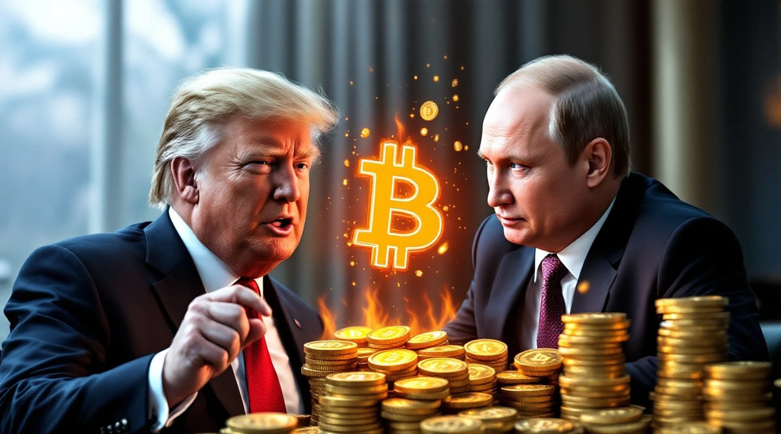 Trump und Putin pushen Bitcoin-Kurs auf über 100.000 Dollar