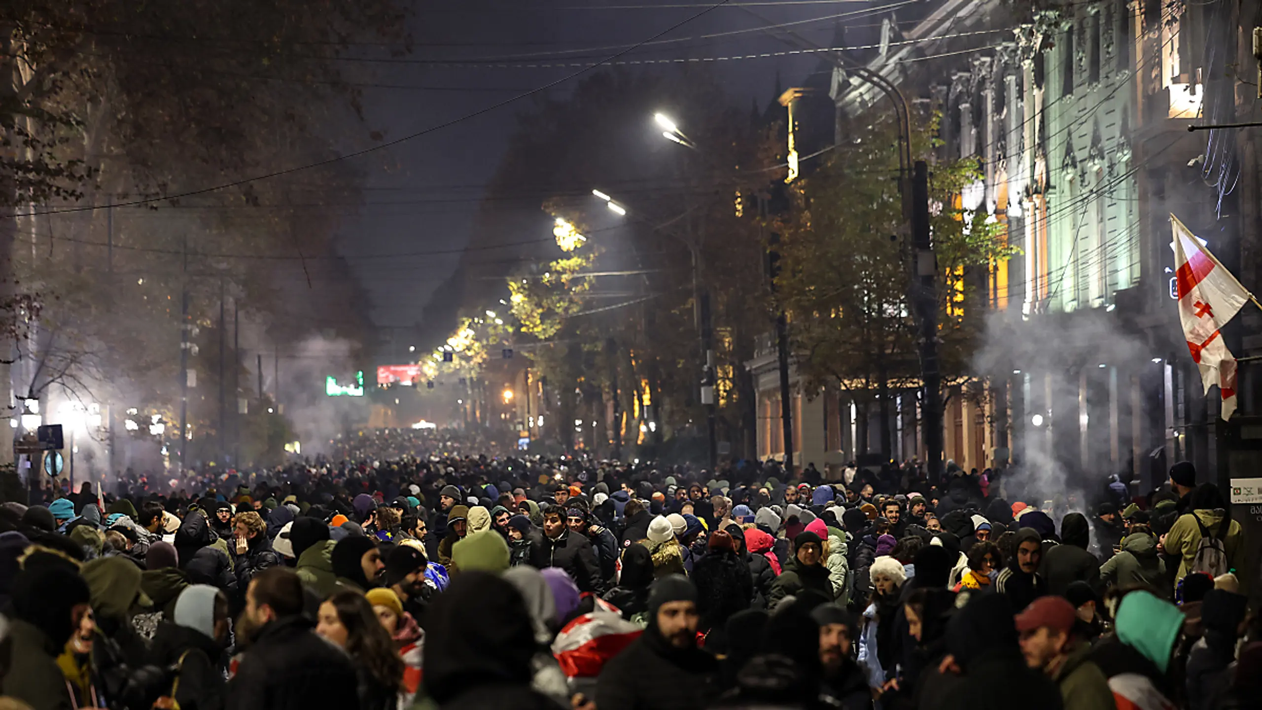 Wieder Proteste in Georgiens Hauptstadt Tiflis