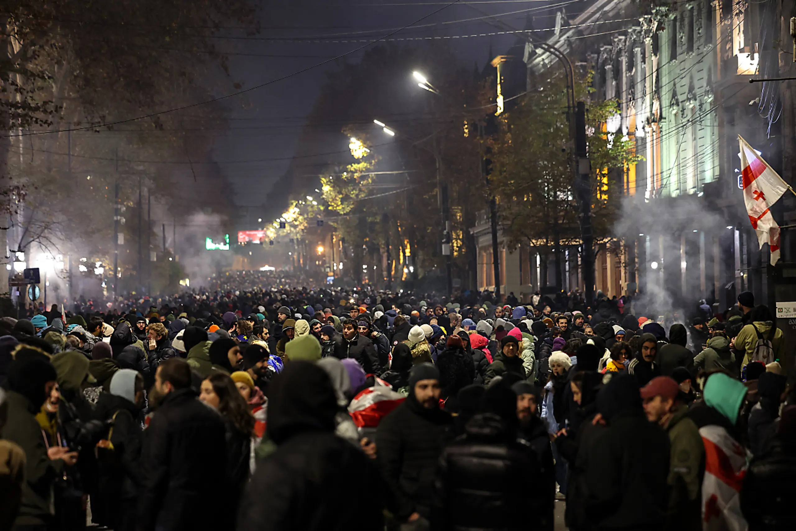 Wieder Proteste in Georgiens Hauptstadt Tiflis