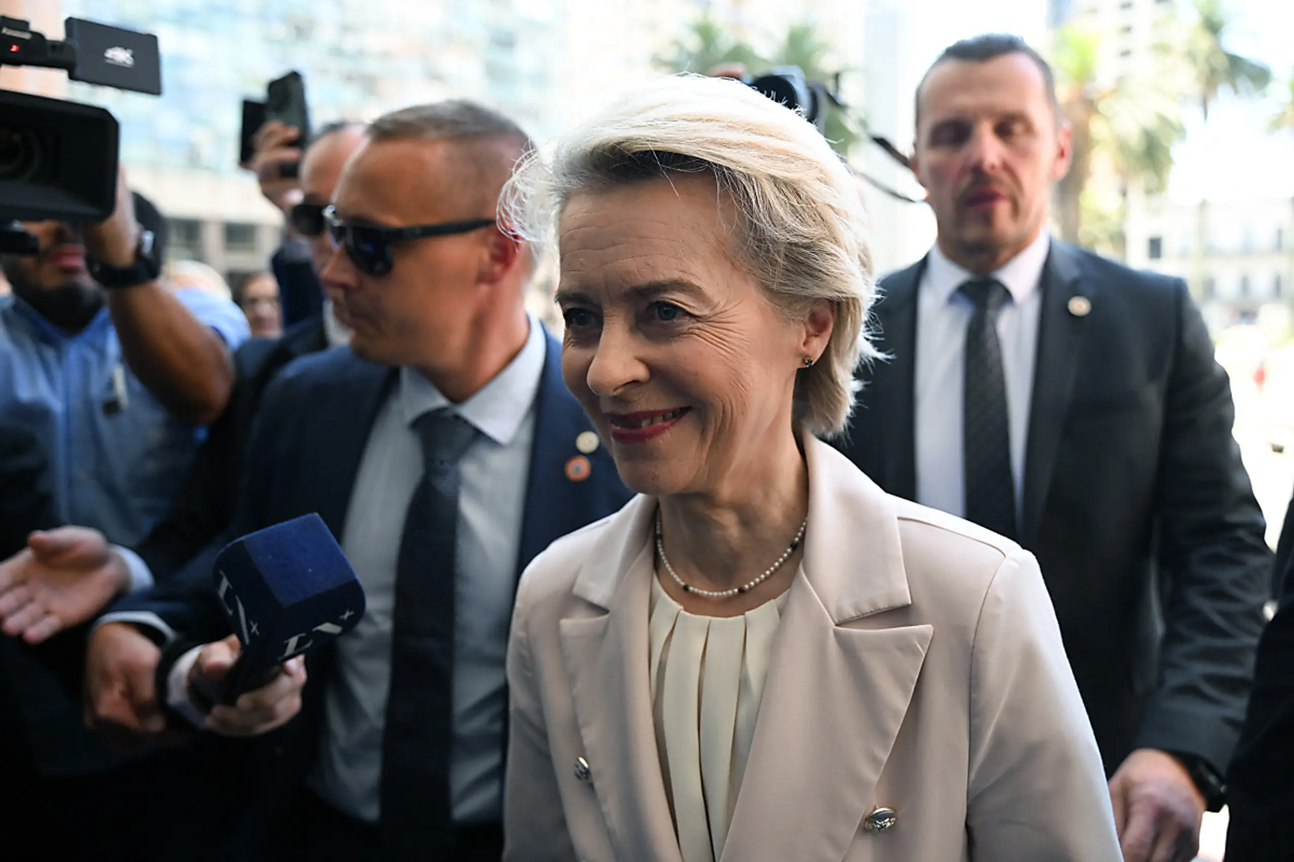 EU-Kommissionspräsidentin Ursula von der Leyen in Montevideo