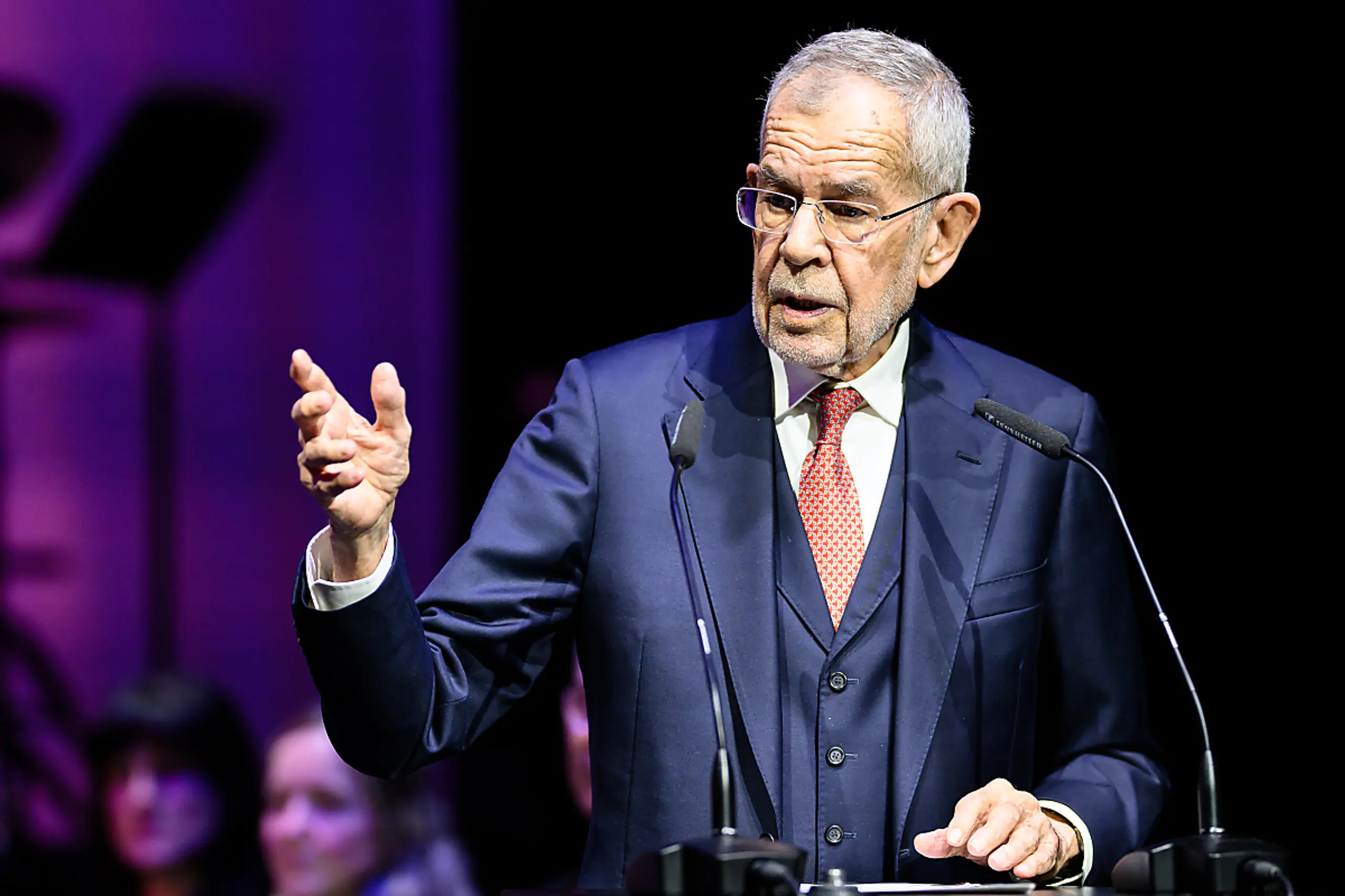 Bundespräsident Van der Bellen bei der Eröffnung