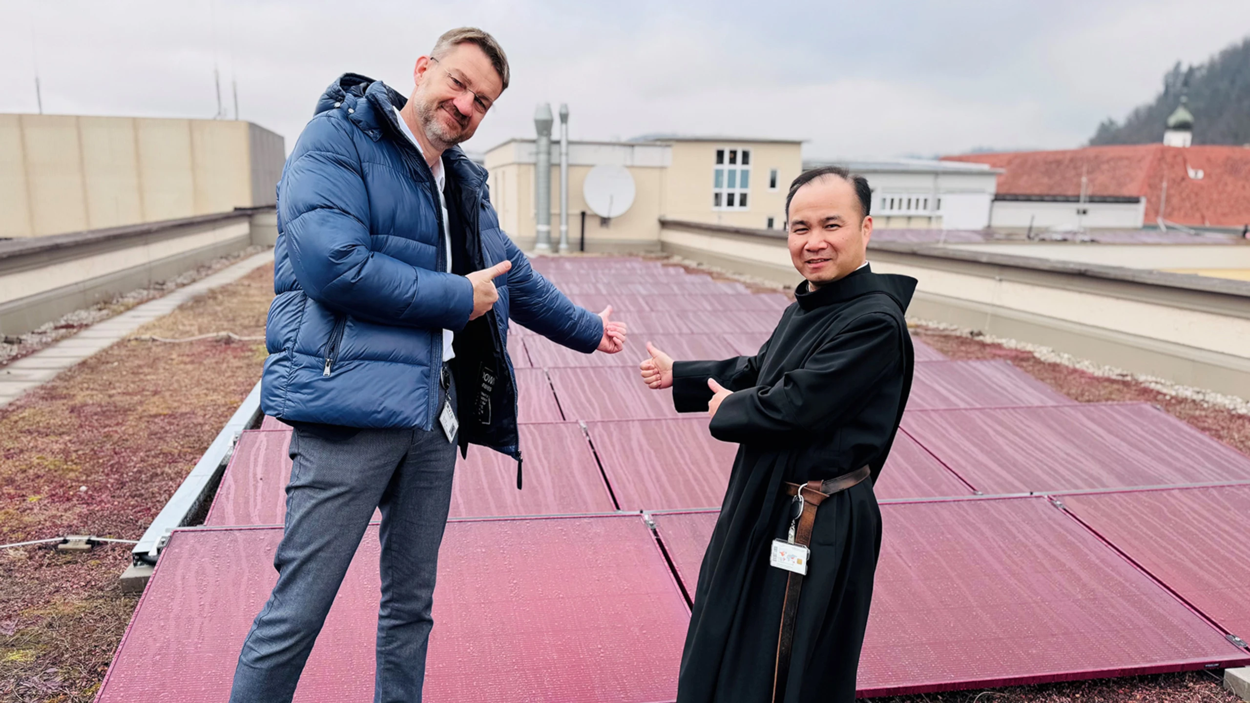 Das Krankenhaus der Barmherzigen Brüder Graz startet mit Sonnenenergie in eine nachhaltige Zukunft