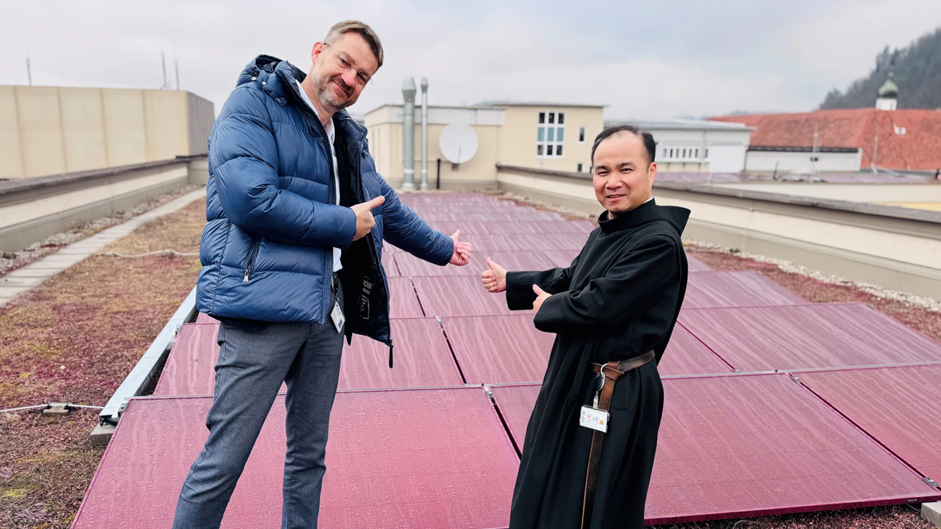 Das Krankenhaus der Barmherzigen Brüder Graz startet mit Sonnenenergie in eine nachhaltige Zukunft