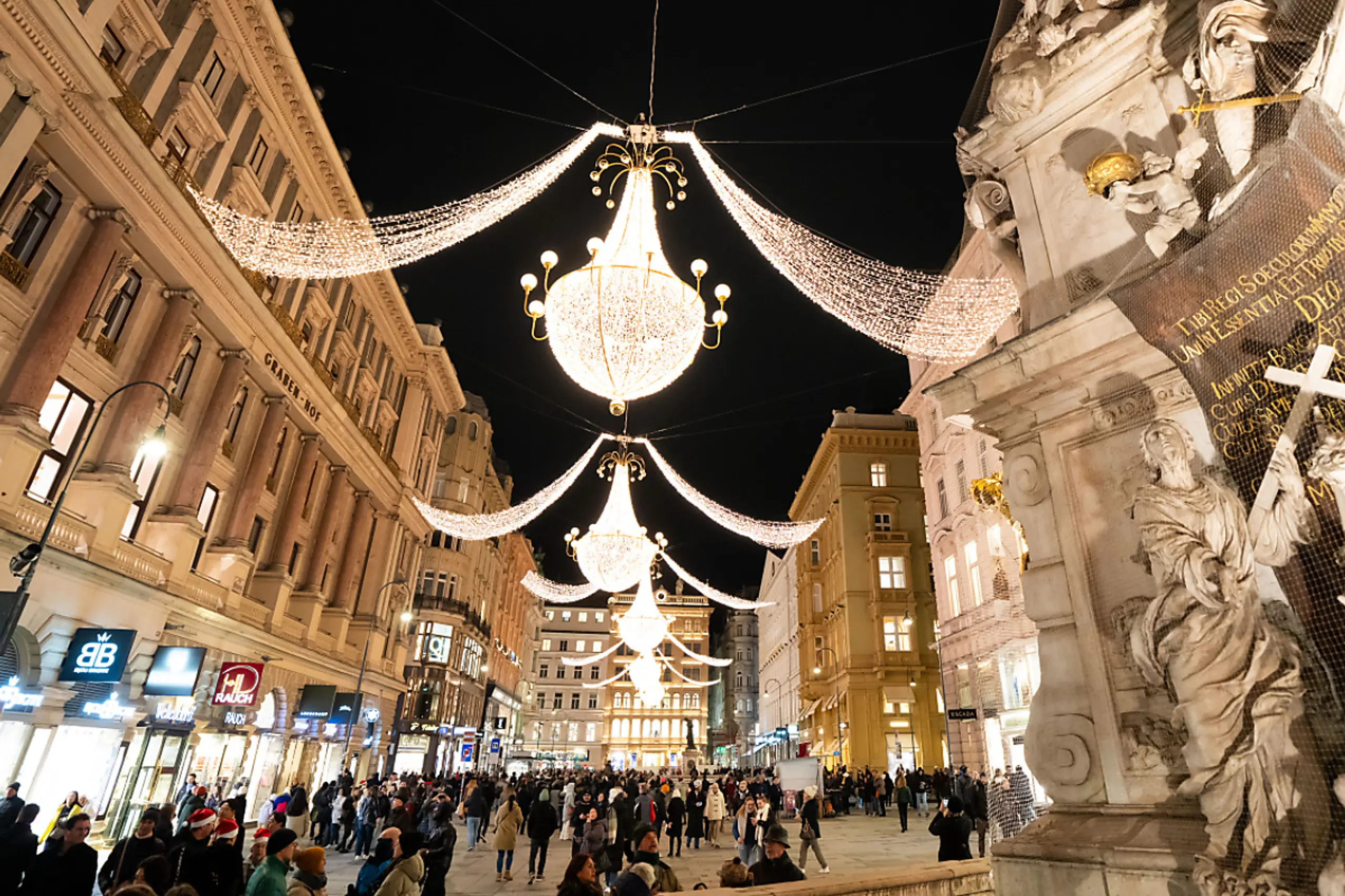 Viele Gäste kommen zur Weihnachtszeit nach Wien