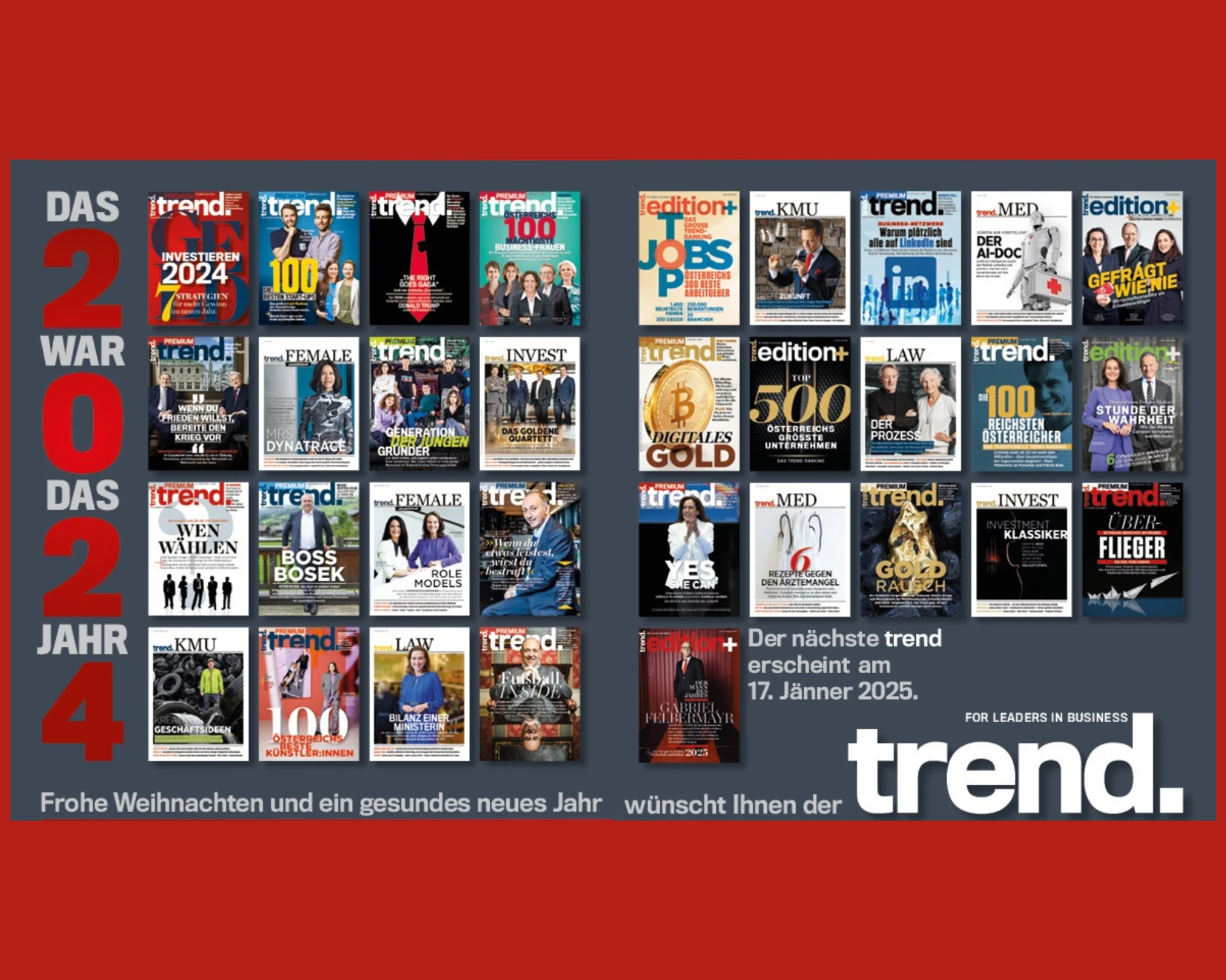 Die meistgelesenen trend.at-Artikel des Jahres