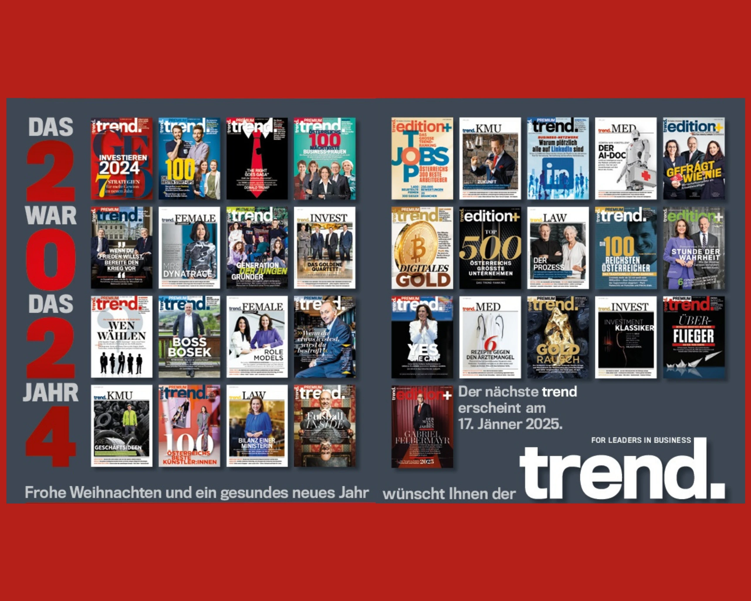 Die meistgelesenen trend.at-Artikel des Jahres