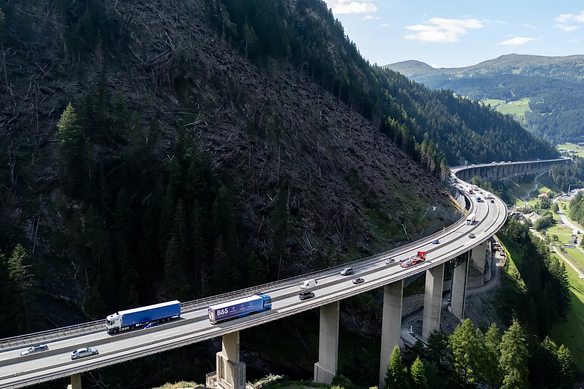 Die Luegbrücke auf der Brennerautobahn wird ab März erneuert