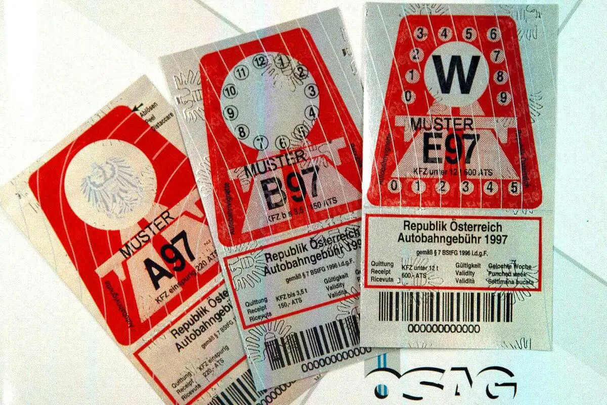 1997 wurde die Pkw-Autobahnvignette eingeführt