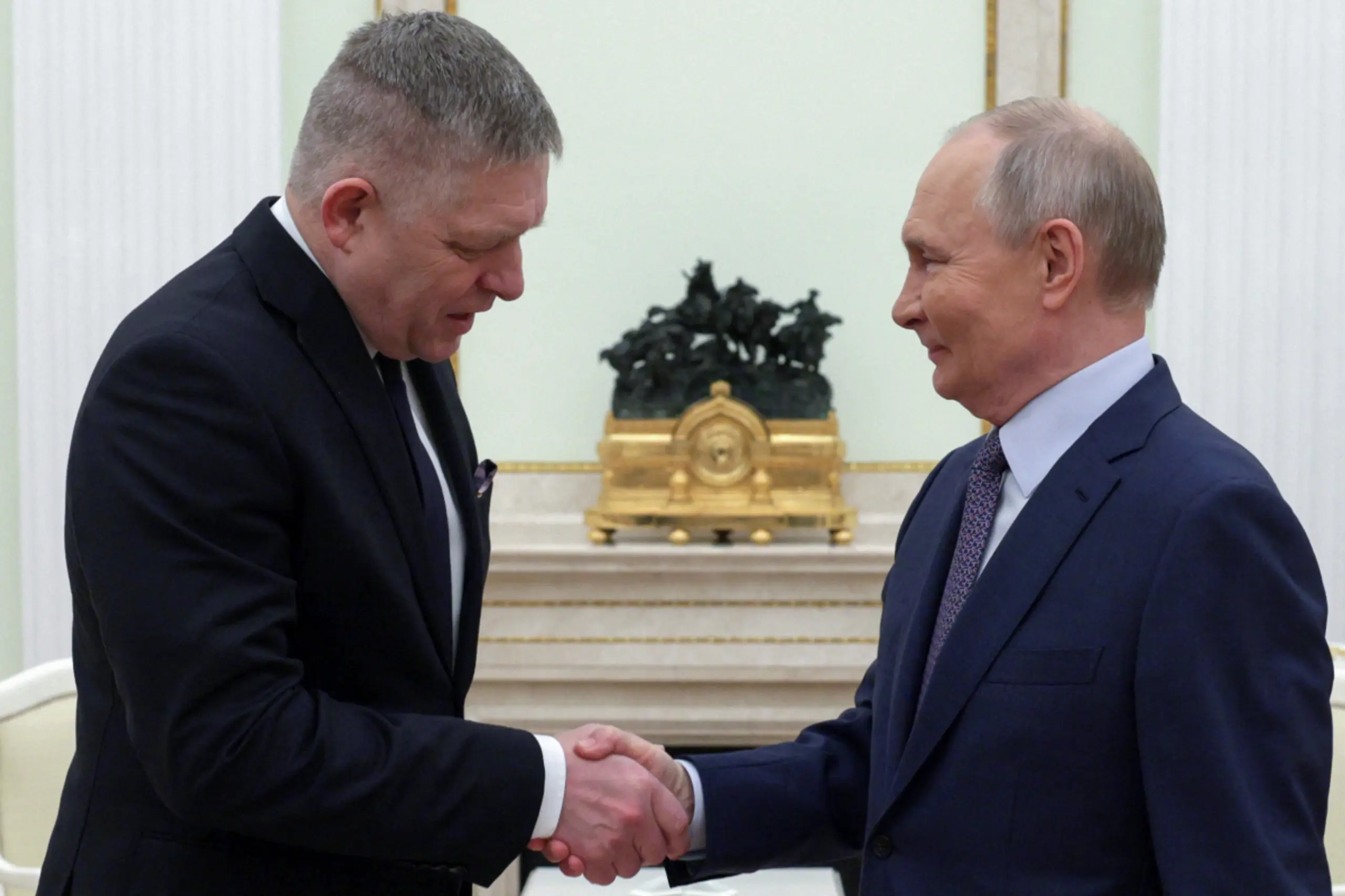 Robert Fico wurde bei Vladimir Putin vorstellig