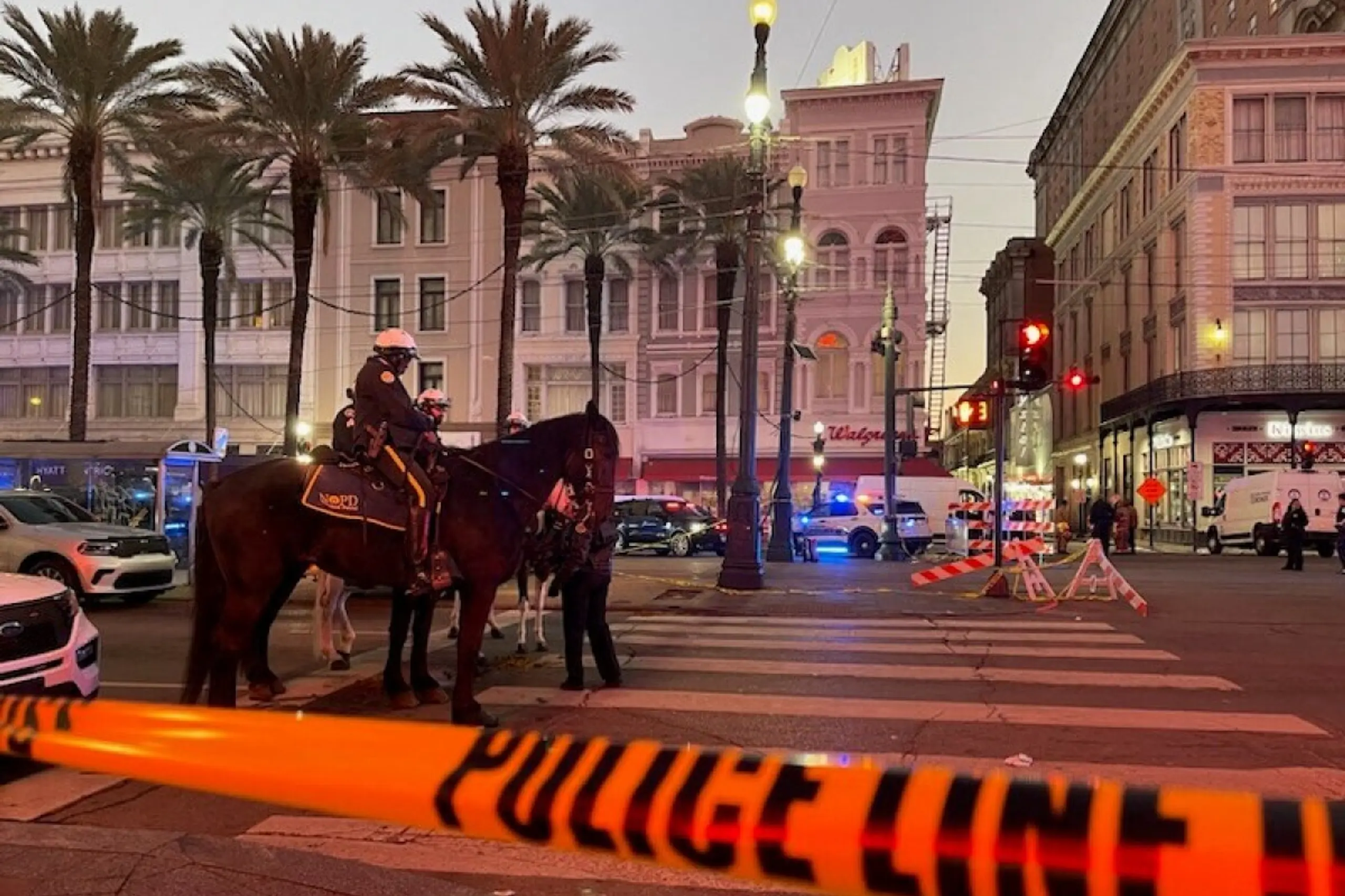 Mindestens 15 Tote und 35 Verletzte im French Quarter