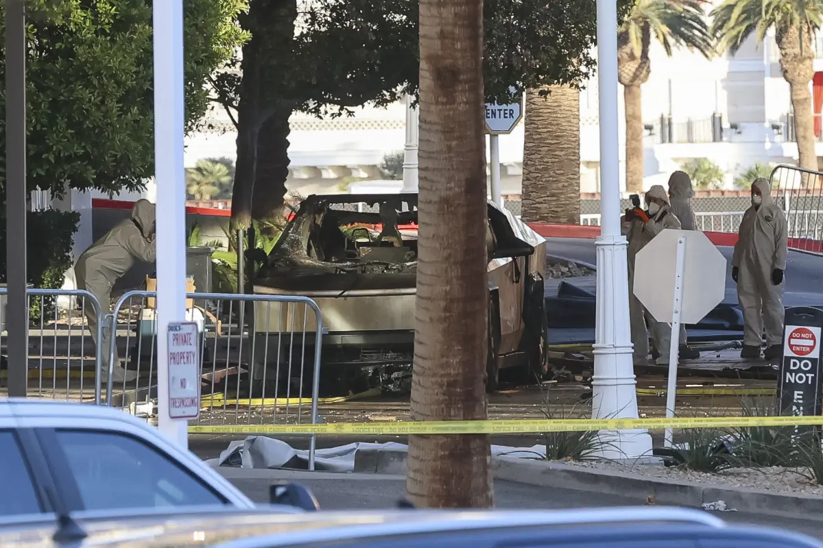 Tesla-Cybertruck in New York explodiert