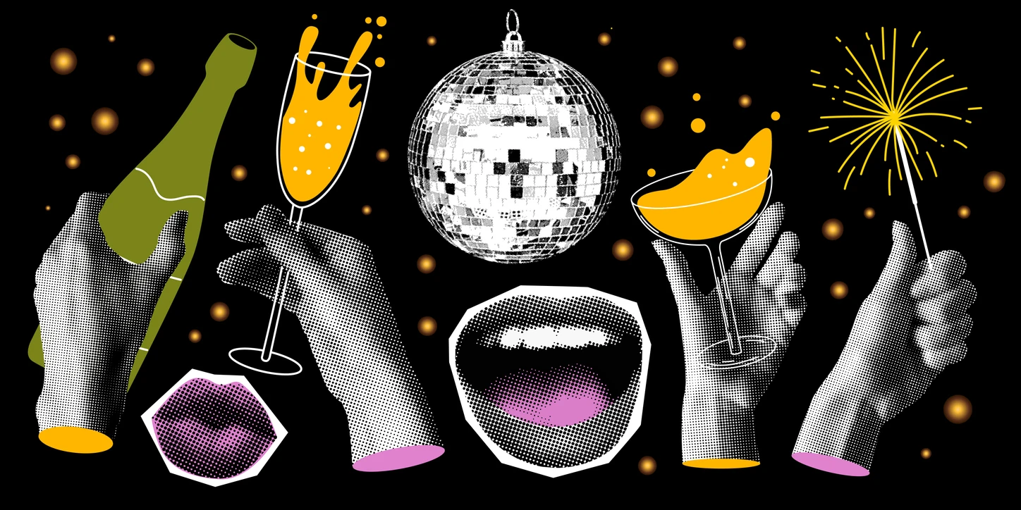 Grafik Silvesterparty
