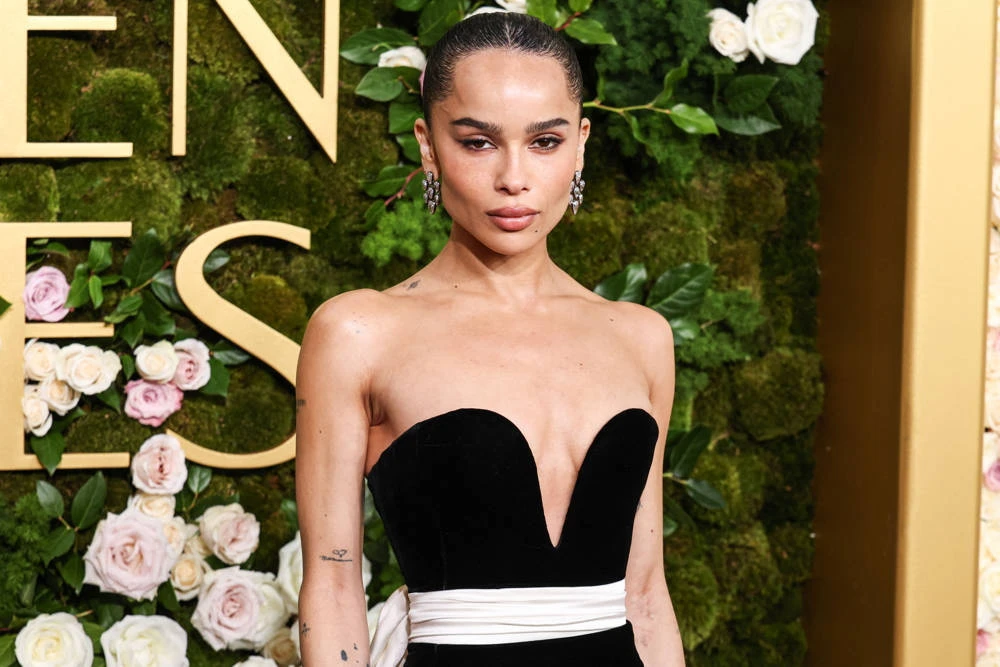 Zoe Kravitz am Red Carpet der Golden Globes