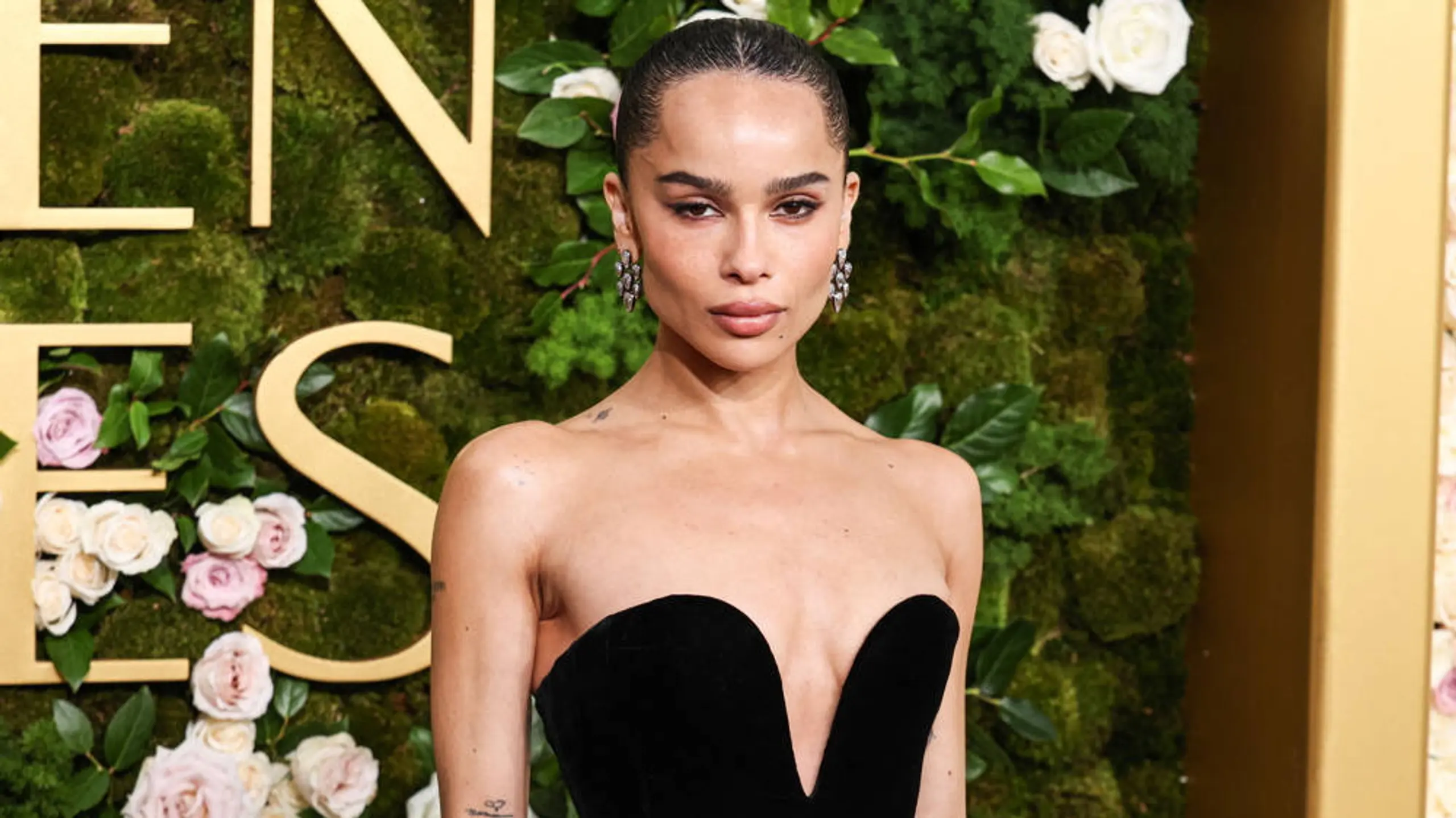 Zoe Kravitz am Red Carpet der Golden Globes