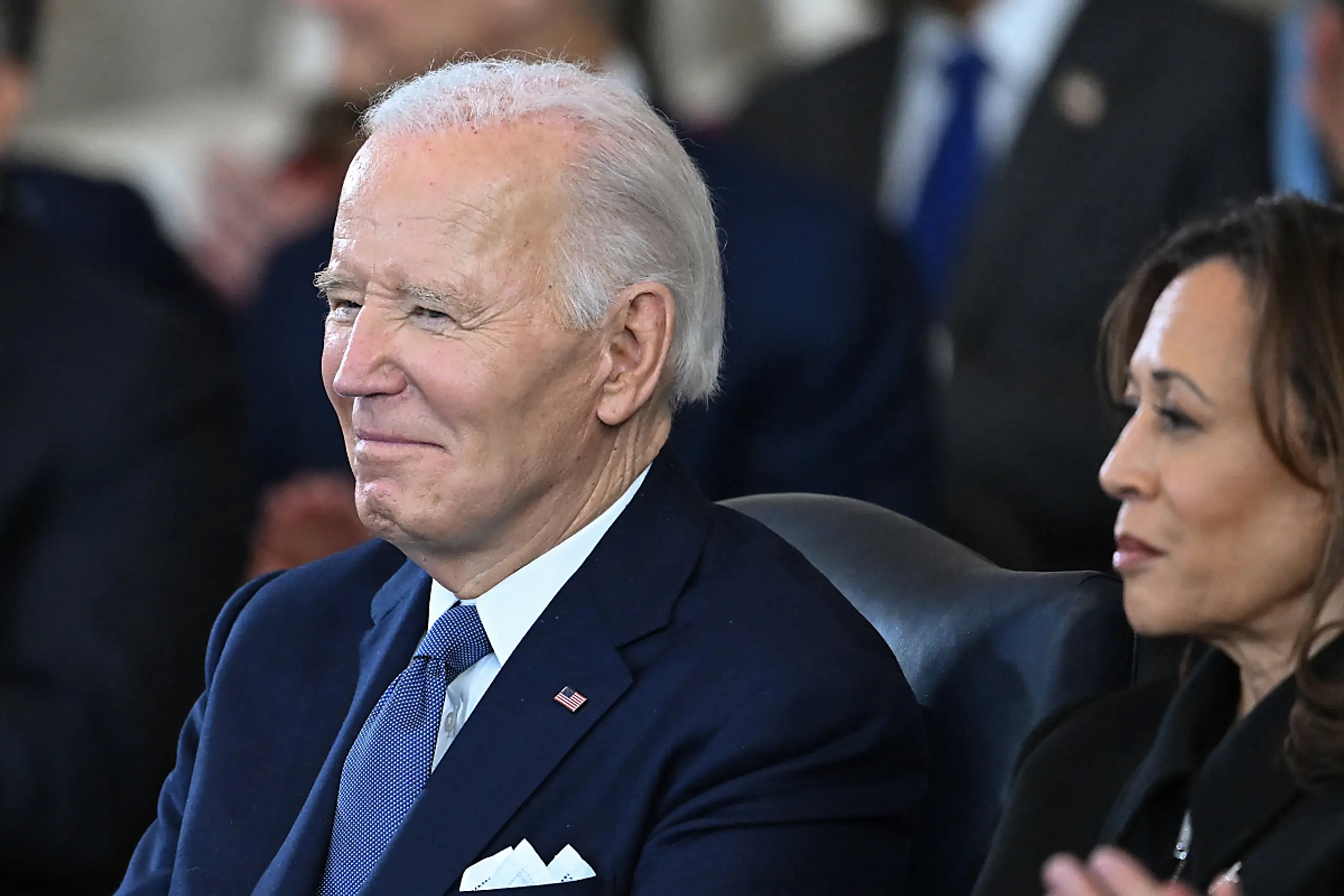 Bisheriger US-Präsident Joe Biden bei Trump-Angelobung