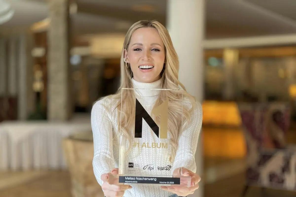 "Alpenbarbie" schoss von Null an die Spitze der Charts