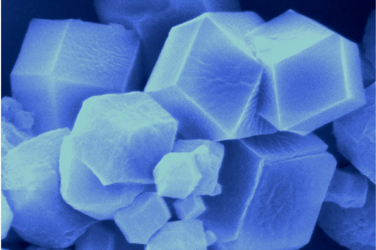 Elektronenmikroskopisches Bild eines MOFs
