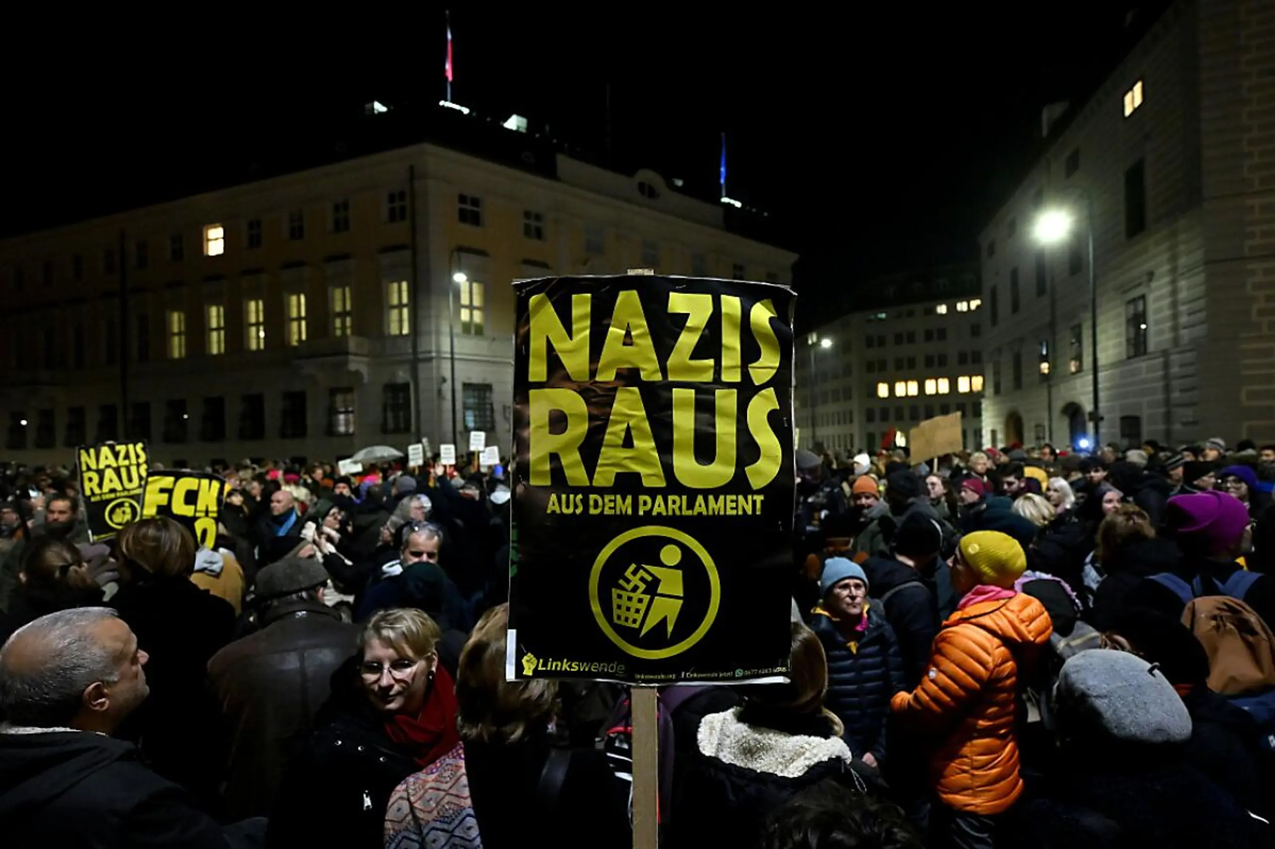 Die letzte Großdemo gegen FPÖ-ÖVP Anfang Jänner