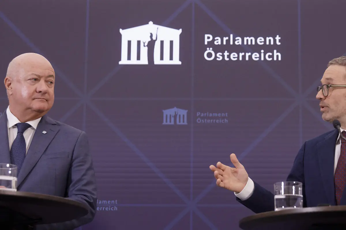 Christian Stocker  (ÖVP) und Herbert Kickl (FPÖ) verhandeln weiter