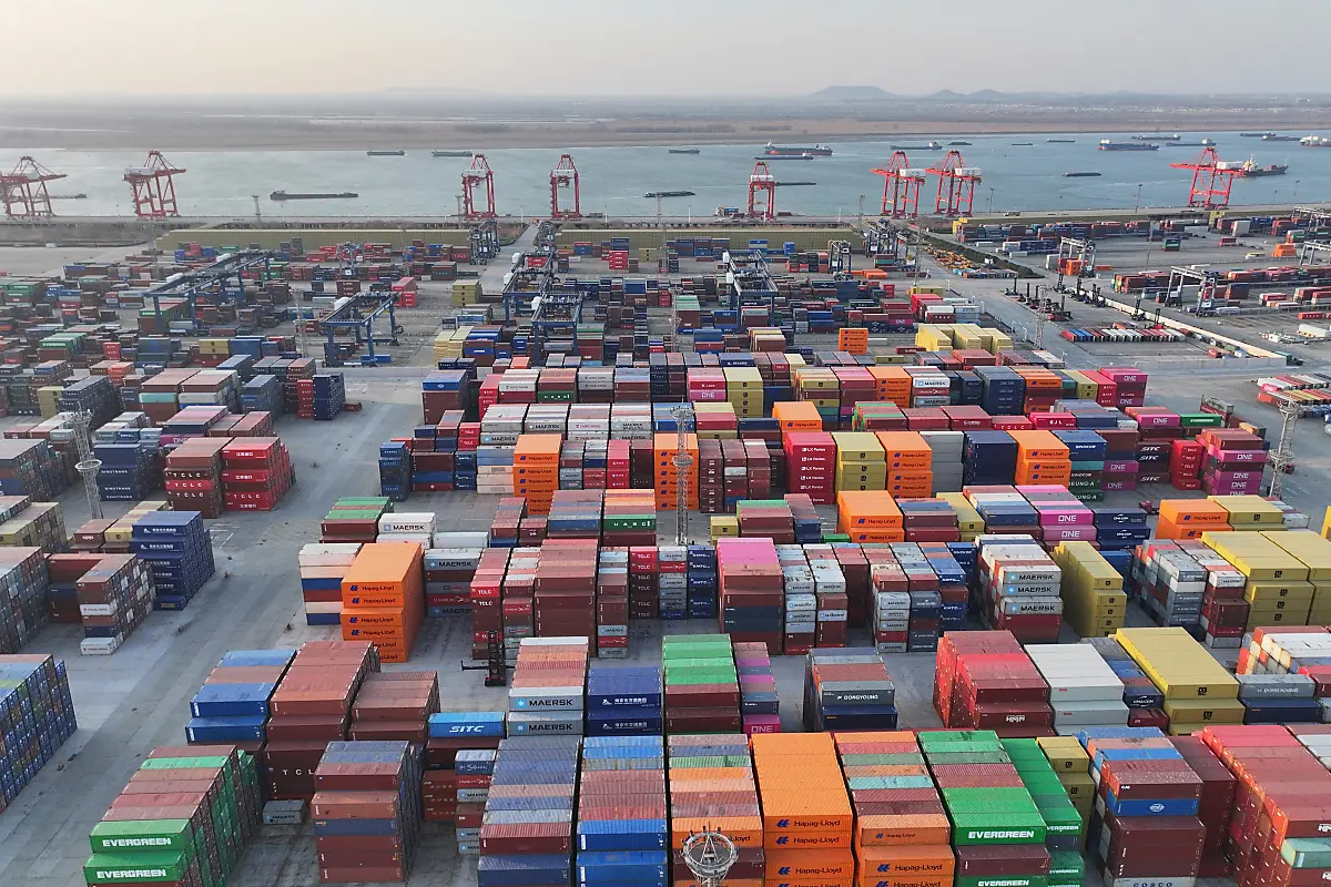 Hafen von Nanjing: China kündigt neue Zölle auf US-Güter an