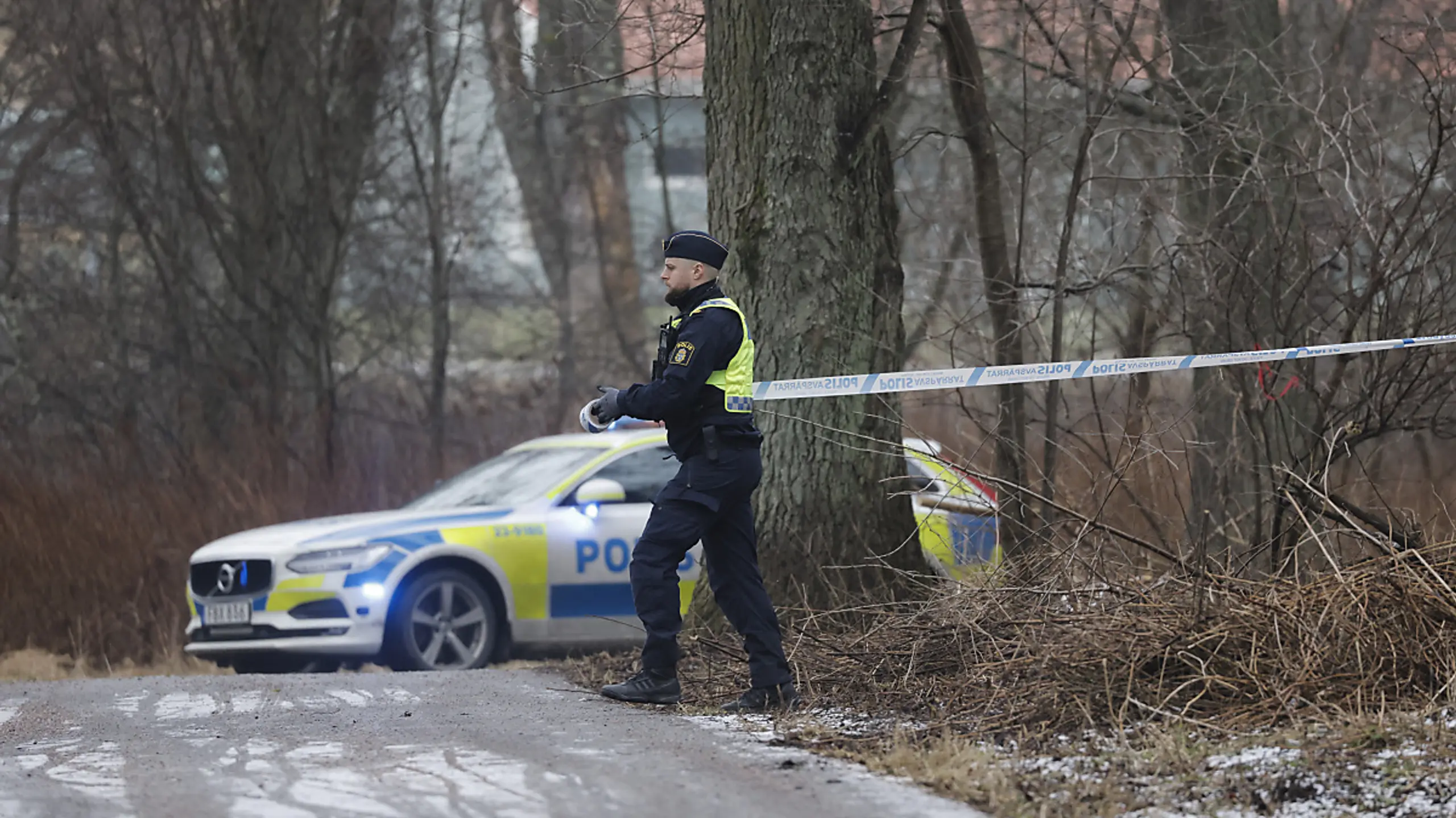 Die Polizei riegelte den Tatort ab