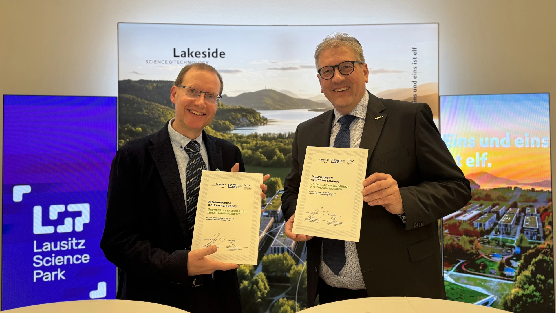 Lakeside und Lausitz besiegeln Zukunftspartnerschaft
