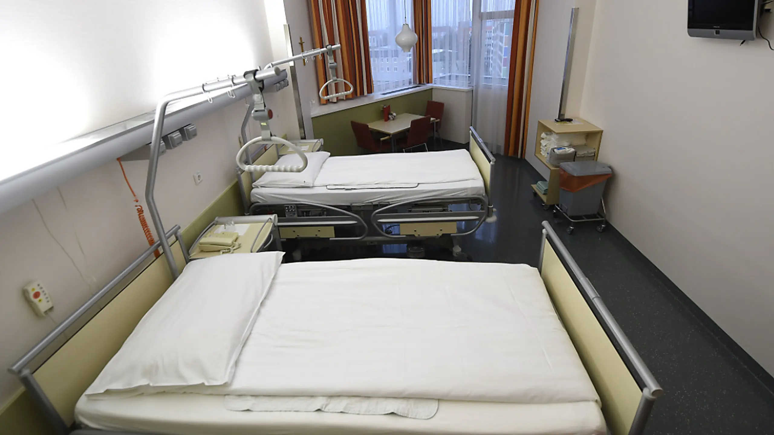 Der Brand brach in einem Patientenzimmer aus