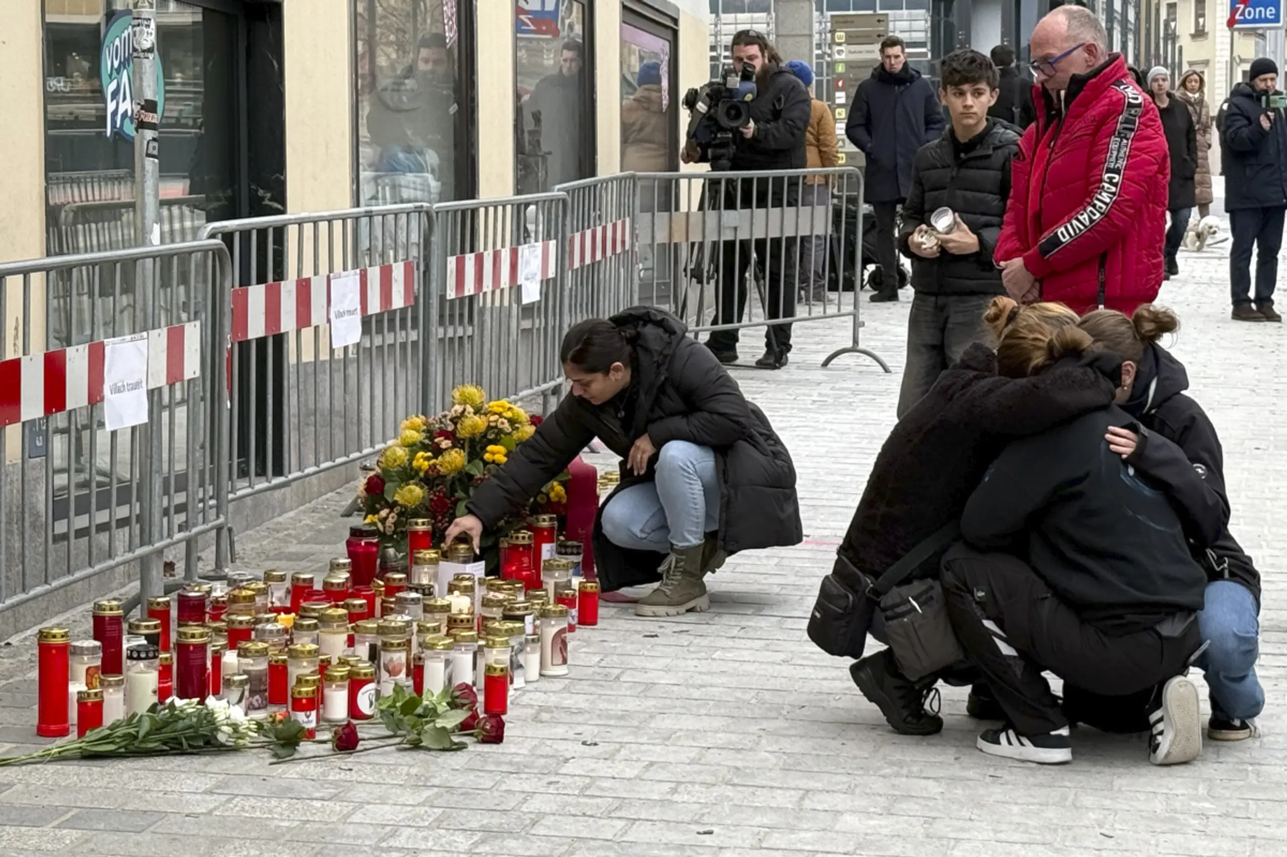 Entsetzen herrscht noch immer am Tatort in Villach