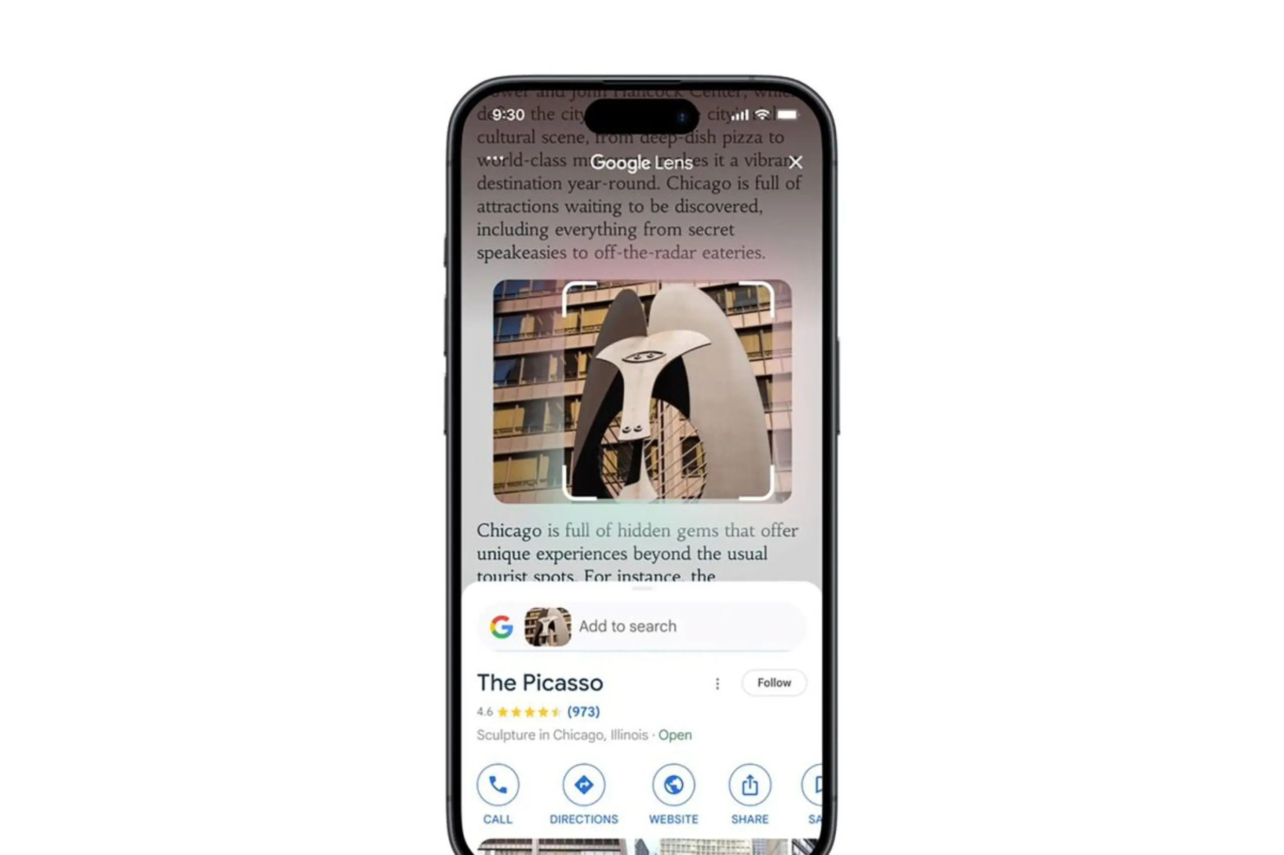 Die auf Google Lens basierende Funktion soll nun auf Apple-Geräten verfügbar sein