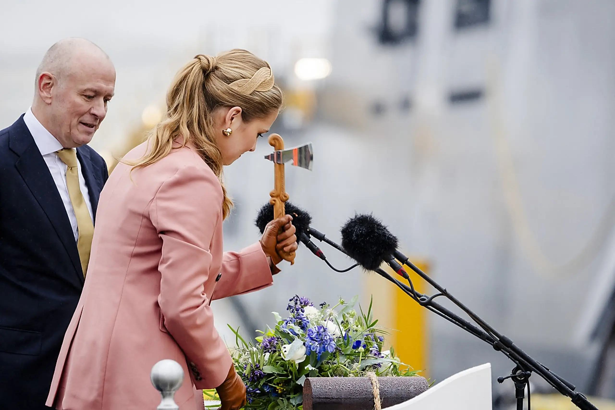 Die Kronprinzessin absolvierte ihre erste offizielle Solo-Amtshandlung