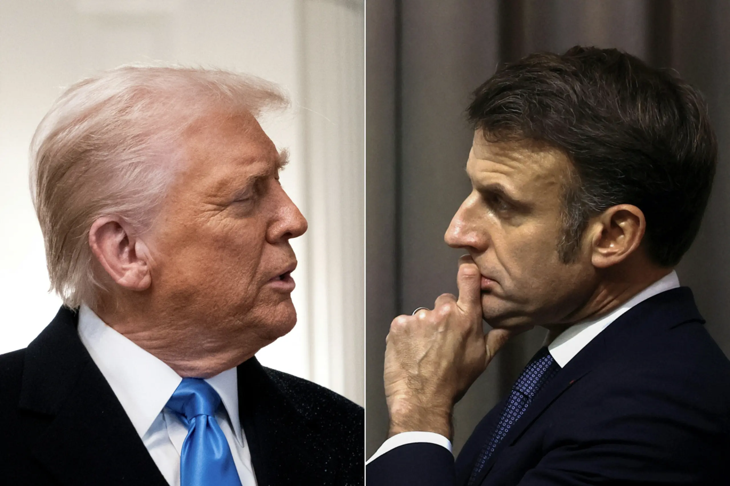 Macron bei Trump