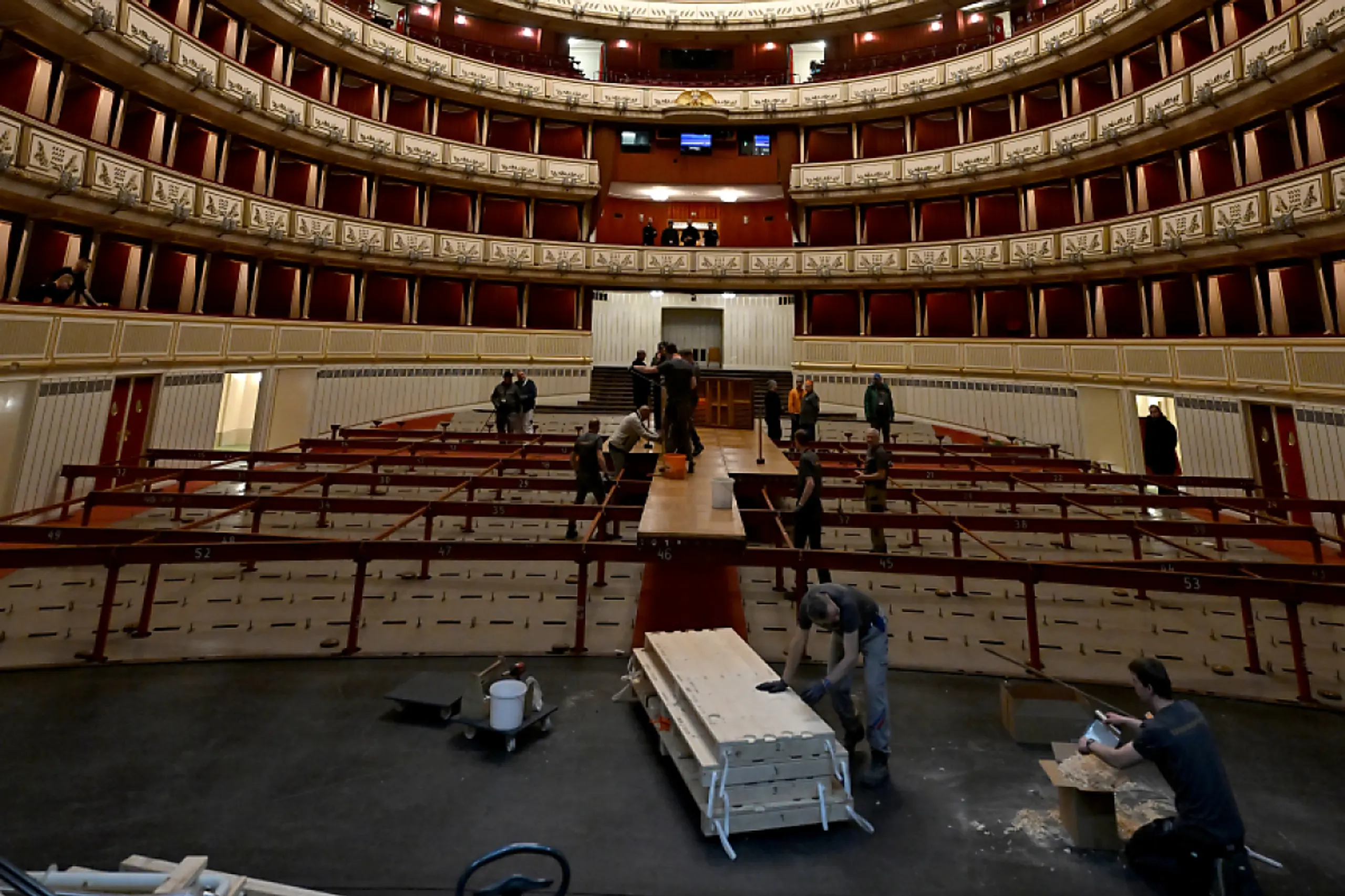 Die Vorbereitungen in der Staatsoper laufen auf Hochtouren