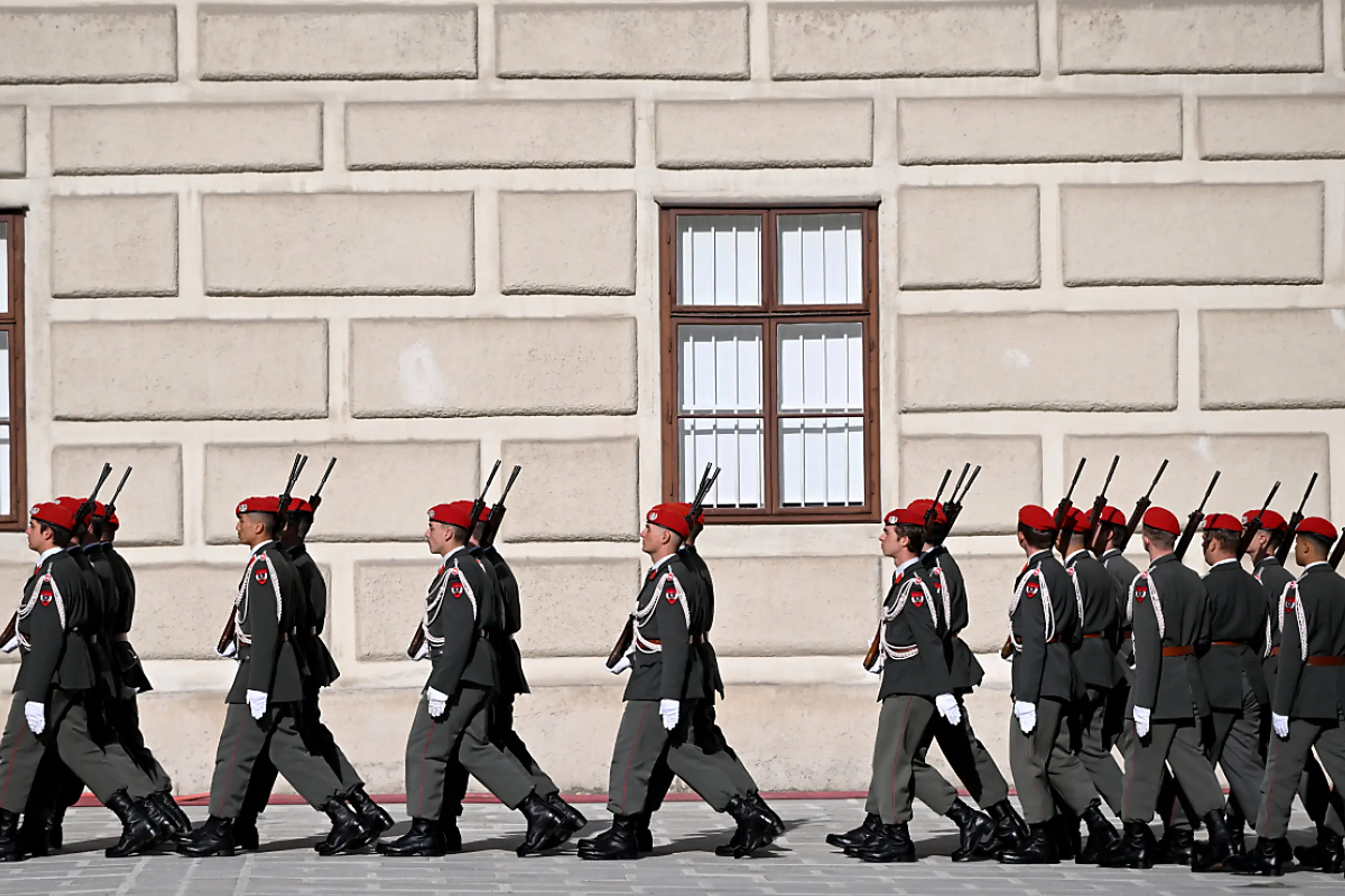 Gardesoldaten des österreichischen Bundesheers (Symbolbild)