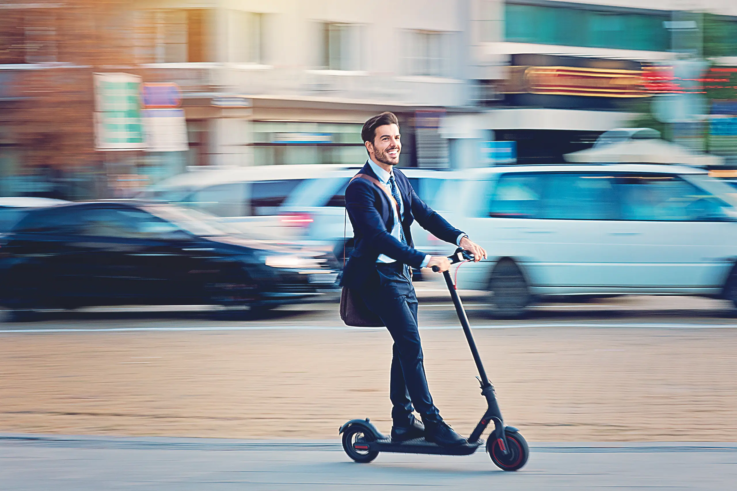 Rechtstipp: Mit dem E-Scooter am Arbeitsweg