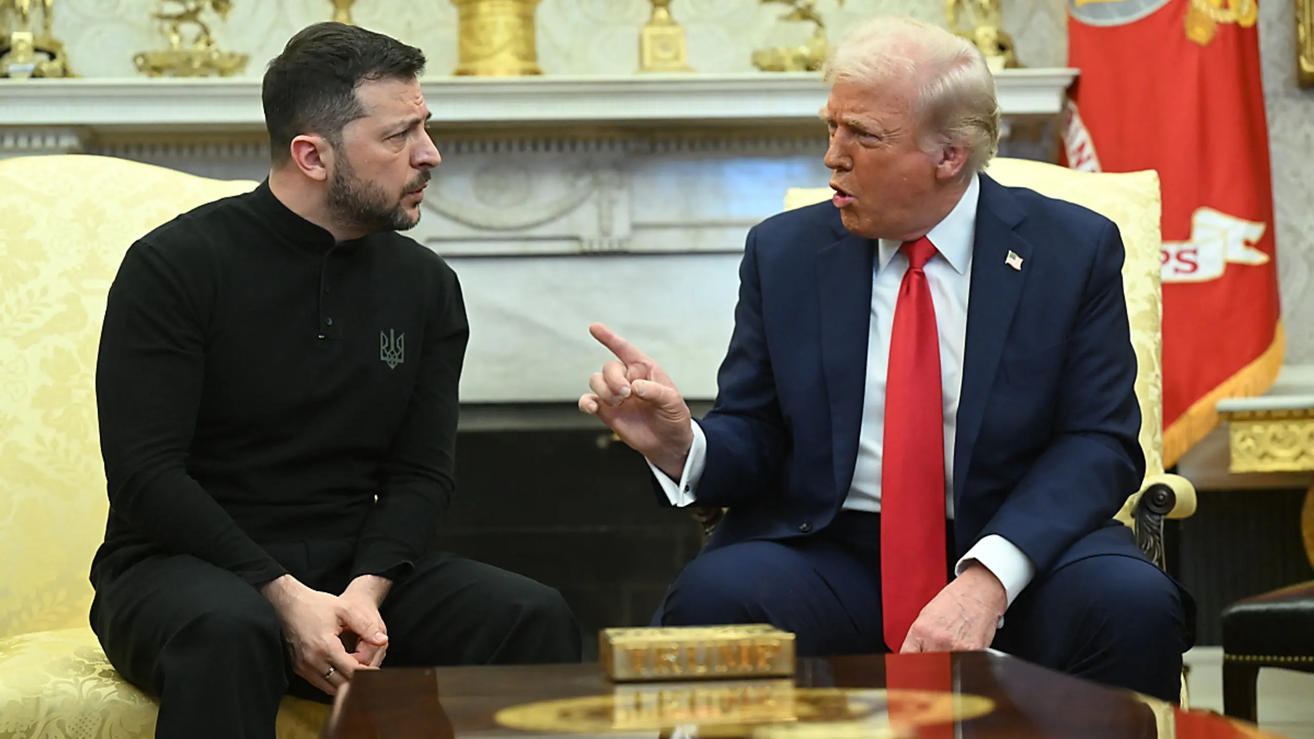 Selenskyj und Trump auf offener Weltbühne im Clinch